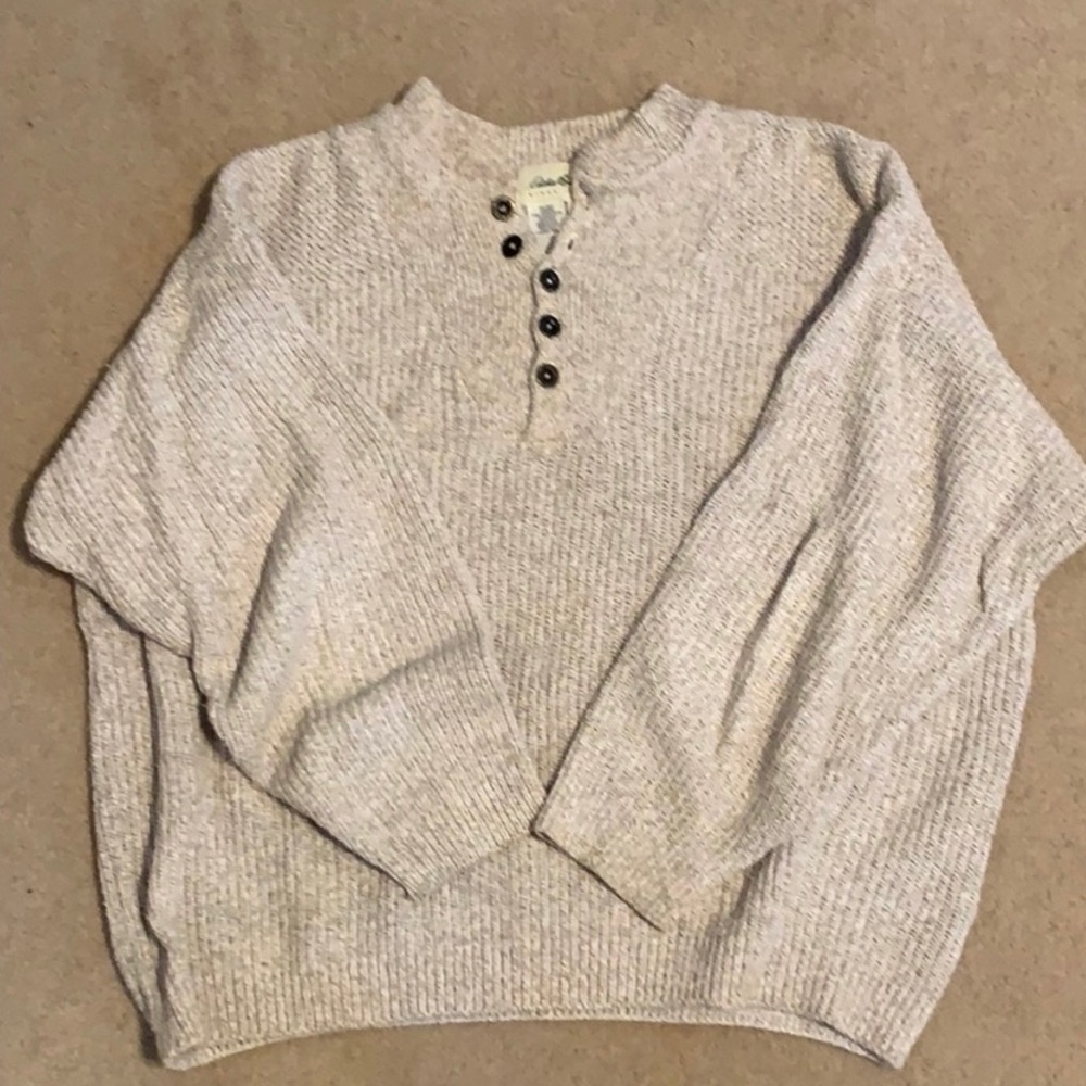 Eddie Bauer oversized mens sweater size L